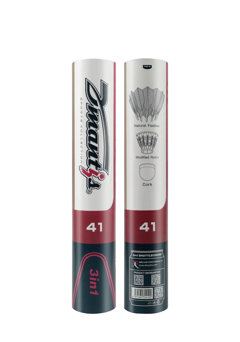 D41Dmantis Brand 3in1 Hybrid Badminton Shuttlecock Goose Feather Ball Cheap Price High Performance - Image 6