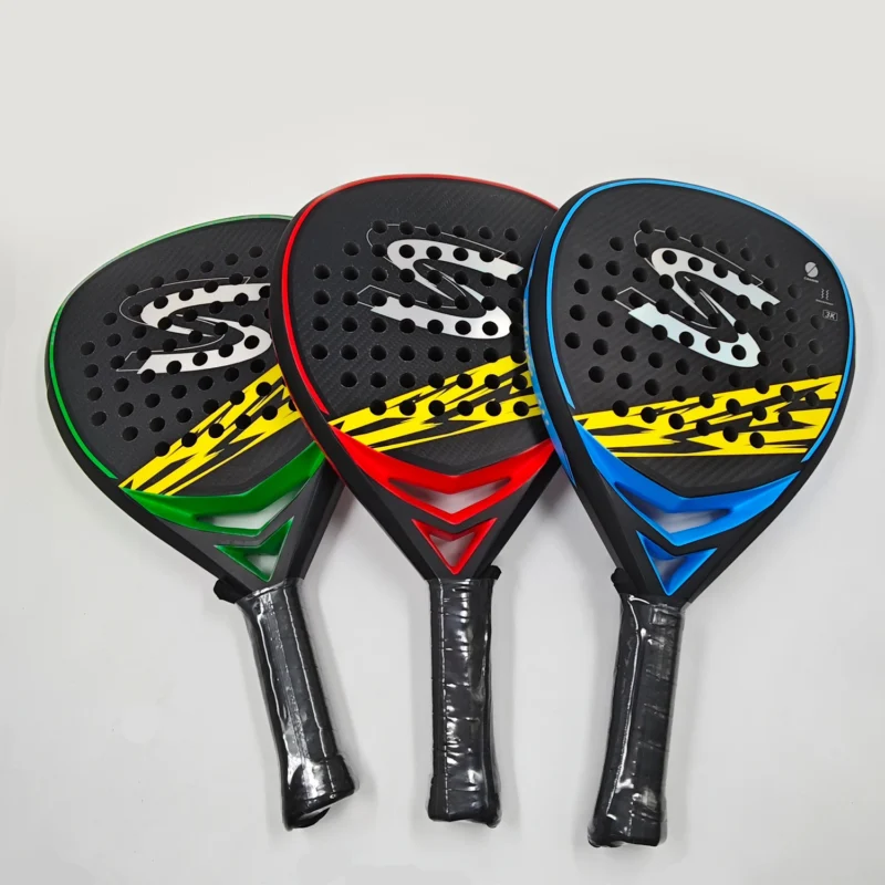Factory Direct Anyball Carbon Padel Racket Racquets Padel Rackets Carbon Fiber 18k EVA with Rough Surface for Training OEM - Image 6