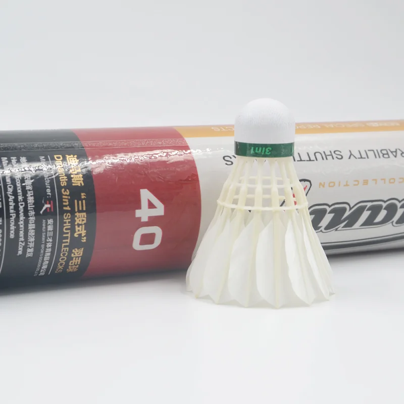 Dmantis D40 Model Product Badminton Shuttlecock 3in1 Design Popular Indonesia Vietnam Thailand China Brand