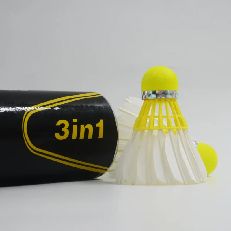 Wholesale Goose Feather Shuttlecock Badminton D51 3in1 Hybrid Shuttlecocks Bola Bulu Tangkis Dmantis - Image 5