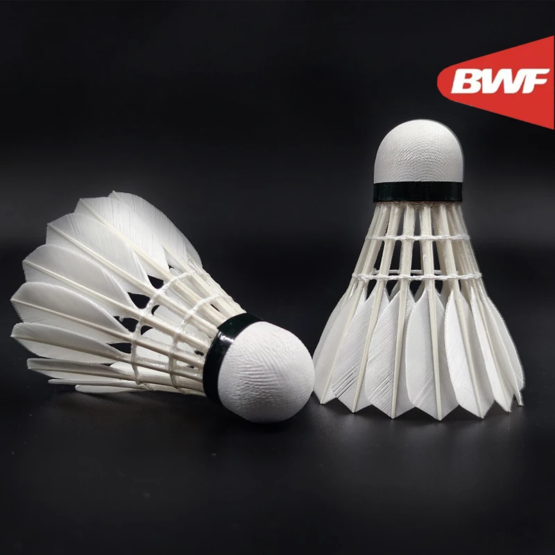 BWF Manufacturer Tournament Level Grade Super Class Goose Feather Badminton Shuttlecock for Professional Player Training