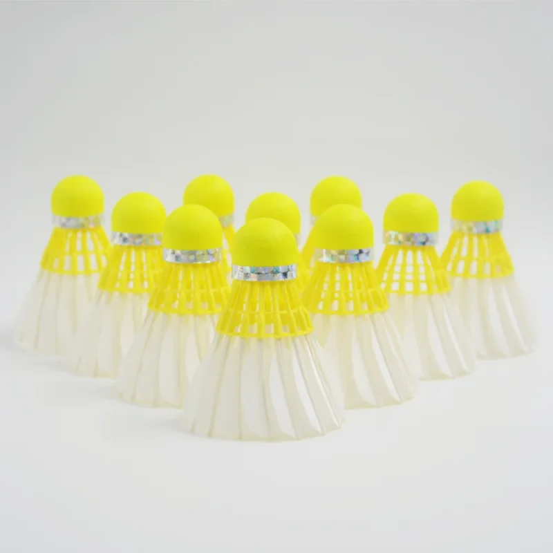 Fiber Cork Badminton Shuttlecocks D51 Goose Feather  Hybrid Indoor Play Shuttlecocks Super High Quality - Image 4