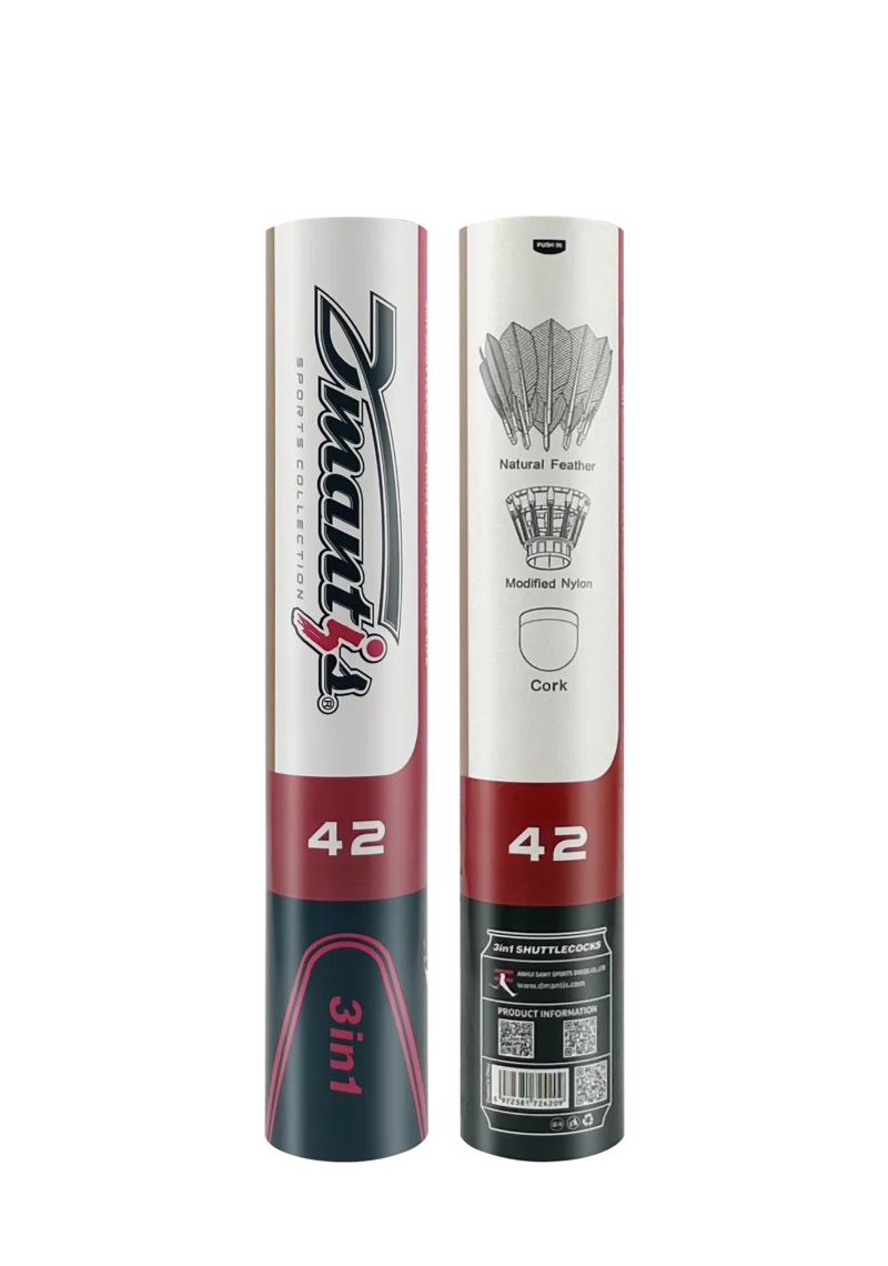 The Original Factory of 3in1 Shuttlecocks in the World Dmantis Brand D42 Model Hot Selling - Image 3