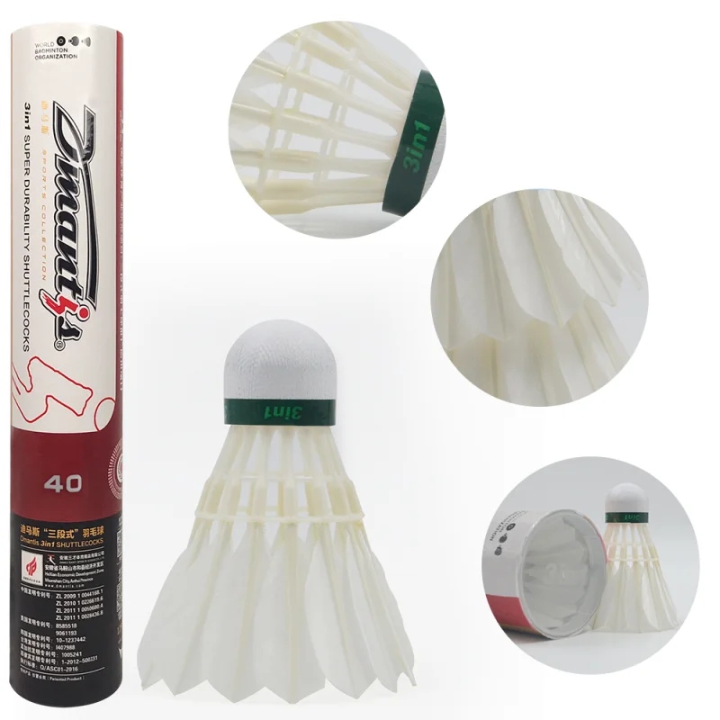 Best Seller Stable Badminton Shuttlecock High Durable Hybrid Badminton Shuttlecock High Quality Shuttle Badminton for Training