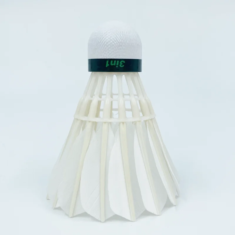 Dmantis D45 Durable Goose Feather Natural Feather 3in1 Badminton Shuttlecock More and More Popular