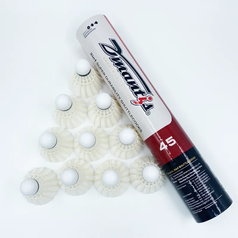 Badminton Shuttlecock Dmantis Brand D45 Model Popular Indonesia Vietnam China Factory Direct Sale