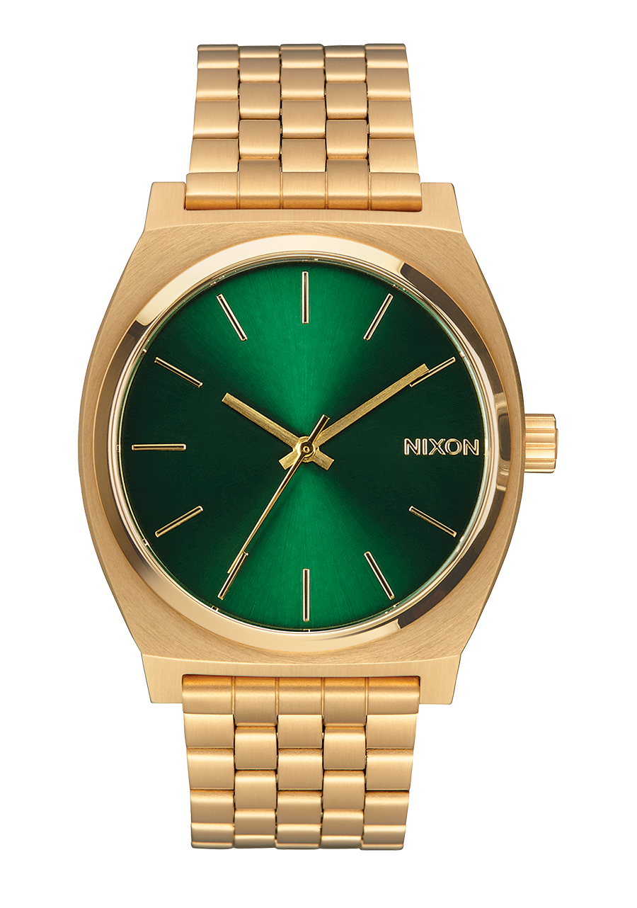Time Teller - Gold / Green Sunray