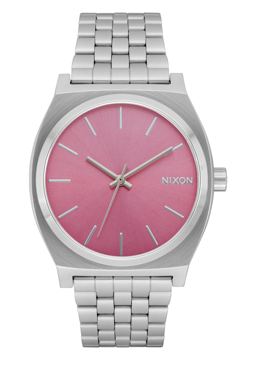 Time Teller - Silver / Pink